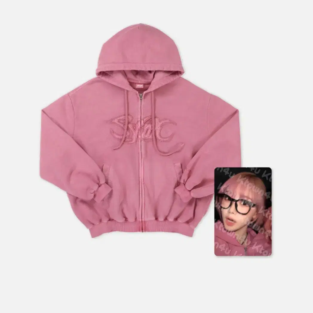 AESPA | 에스파 AESPA Pink Hoodie Zip-Up (No Poca) #카리나,#윈터