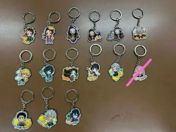 귀멸의 칼날 지역 특산품 키링 묶음 판매