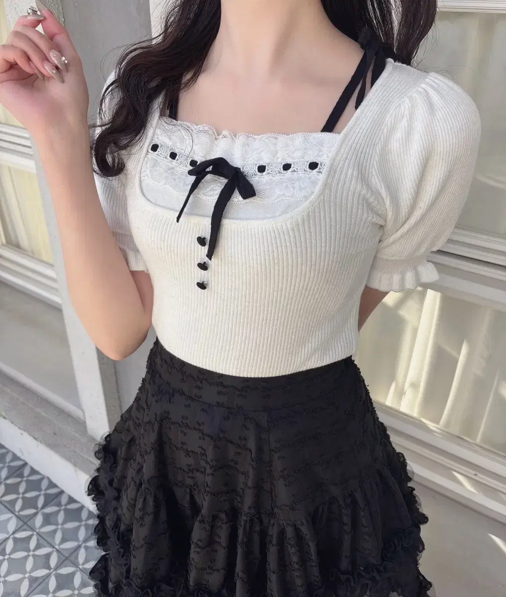 evelyn Eblin Snagae Short Sleeve Knit