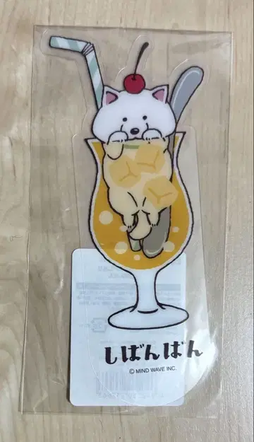 시반반 복권 클리어 책갈피 화이트 시바