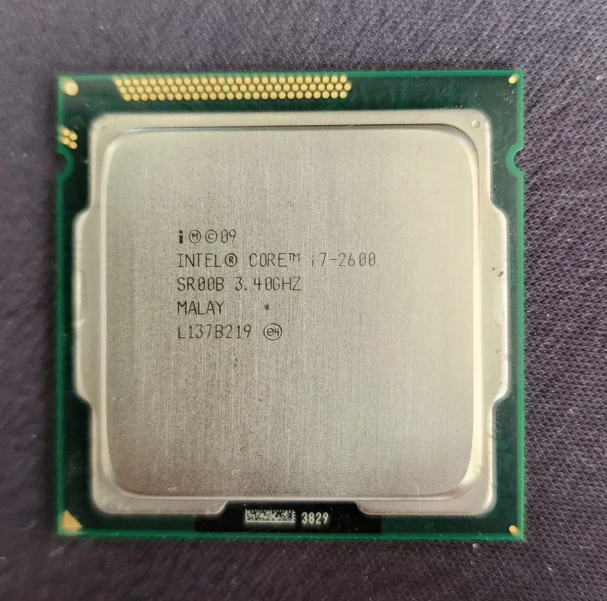 Intel i7 2600 3.4GHz 動作品　ジャンク intel Core i7-2600 3.4GHz LGA1155 動作品 送料無料