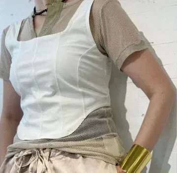 JANE SMITH 제인 스미스 2way 코르셋 탱크탑 23ss