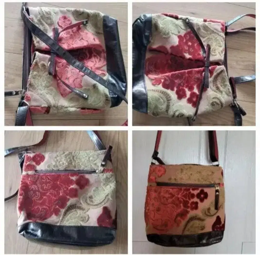 Japanese brand SOAR SOLE vintage velvet crossbody bag