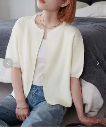 라이트 스폰디쉬 W 지퍼 반팔 가디건 디스코트