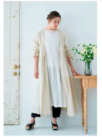 네스트로브 오사요 씨 콜라보 카슈쿨 원피스 [UpcycleLino]