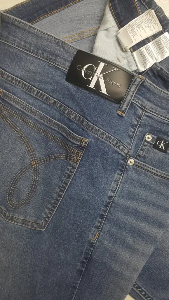 CK Calvin Klein (Four-Way Span) Summer Jeans 38" Actual Size (No. 382) Overseas Edition!