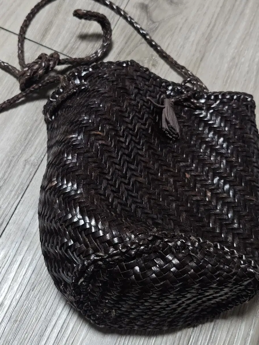 Dragon Diffusion 8838 Pompon Dragon Bag Dark Brown Bag