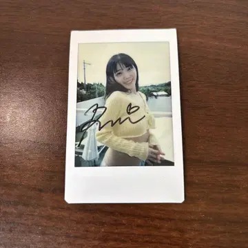 보라색 등나무 루이 DVD '키미니 정했다' 친필 사인 폴라로이드 e