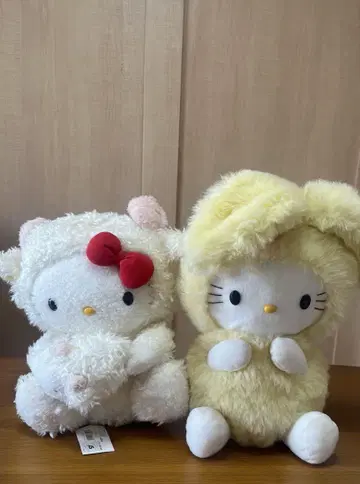 레어 헬로키티 봉제 인형 키티 산리오 양 사자춤