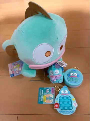 한교동 봉제 인형 실리콘 미니 파우치 등 4종 세트