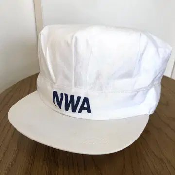 레어 NWA 노스웨스트 항공 로고 캡 모자 화이트 화이트
