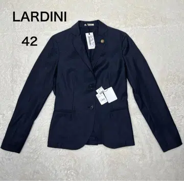 LARDINI 테일러드 자켓 네이비 스트라이프 42 사이즈