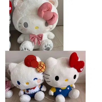 헬로키티 봉제 인형 빅 3종 세트