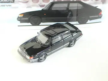 1/64 사브 900 터보 Saab 900 Turbo 블랙 초기 칩 손상