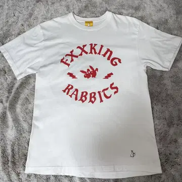 fr2 FXXKING RABBITS 화이트 티셔츠 L 사이즈 화이트 컬러