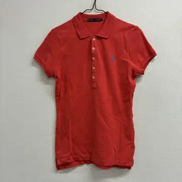 Ralph Lauren 반팔 피케 셔츠 L 핑크 레드 A45