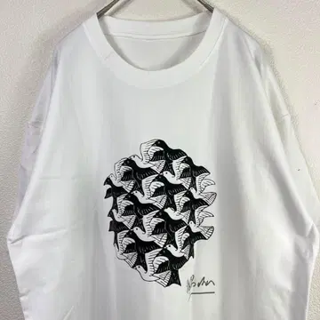 에셔 M.C.Escher 오버 사이즈 티셔츠