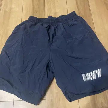 USNAVY 리플렉터 트레이닝 숏 팬츠 미군 방출품 NAVY