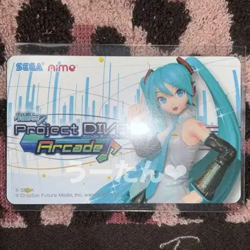 하츠네 미쿠 Project DIVA Arcade Aime 카드 1