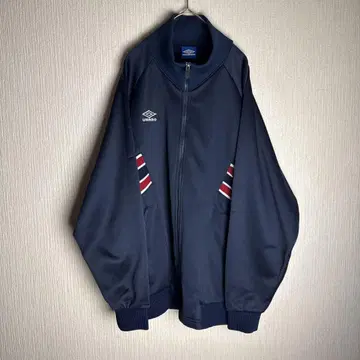 90~00s UMBRO 엄브로 트랙 자켓 저리 구제 의류 네이비