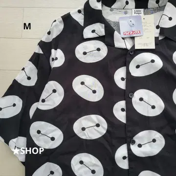 디즈니 베이맥스 반팔 알로하 셔츠 올 패턴 M