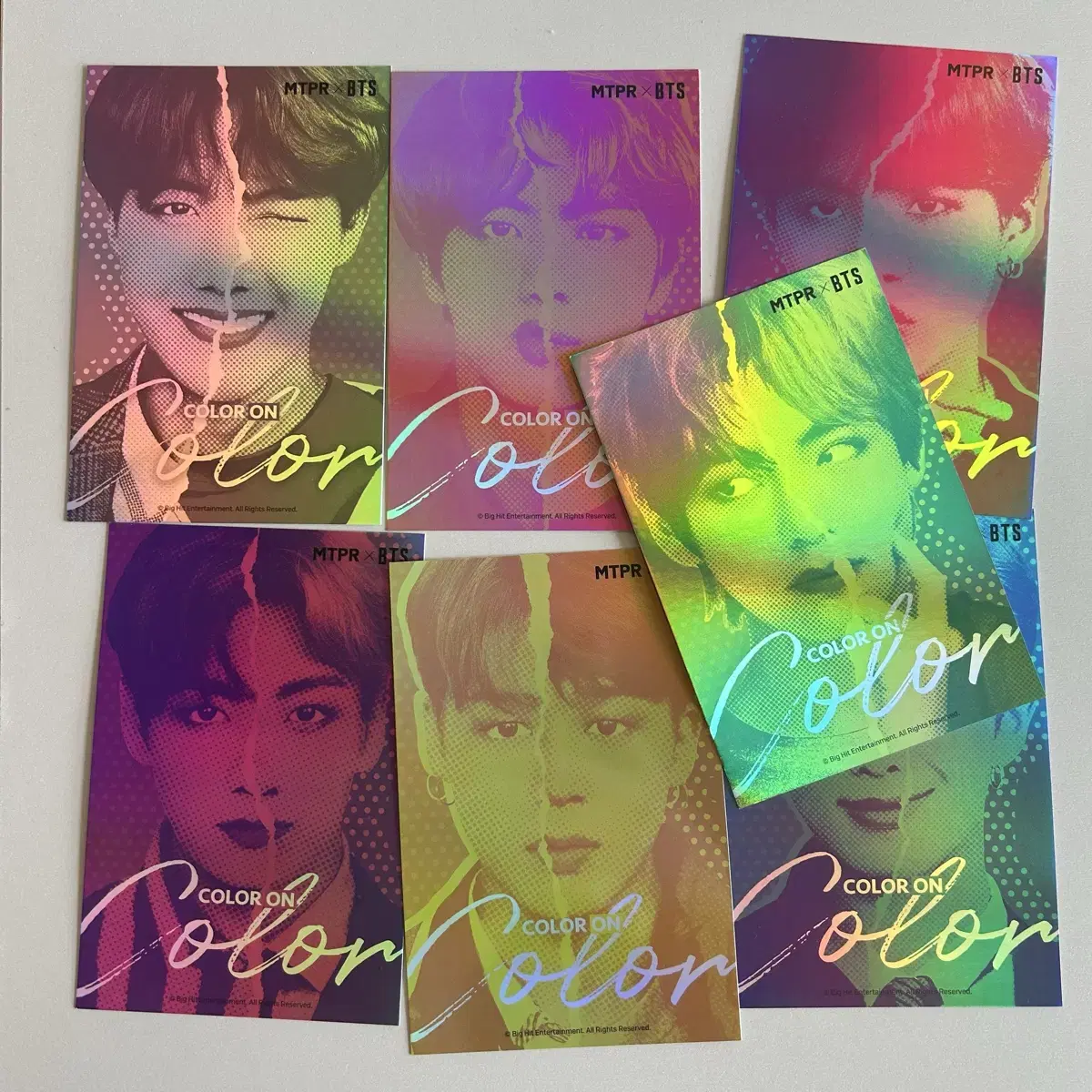 방탄소년단 BTS 오렌즈 엽서