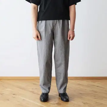 스카이 멜랑주 그레이 데님 트라우저