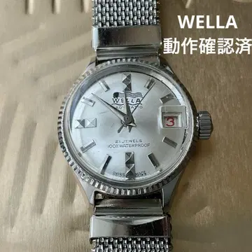 작동 확인 완료 WELLA 웰라 여성용 손목시계 자동 감기 21석 앤티크