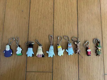 무민 가족 러버 키링 세트