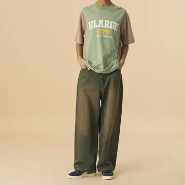 34 배송비 포함 새상품 XLARGE 엑스라지 와이드 데님
