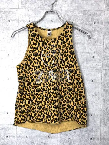ZUMBA WEAR 댄스 피트니스 의류 레오파드 표범 무늬 탱크탑