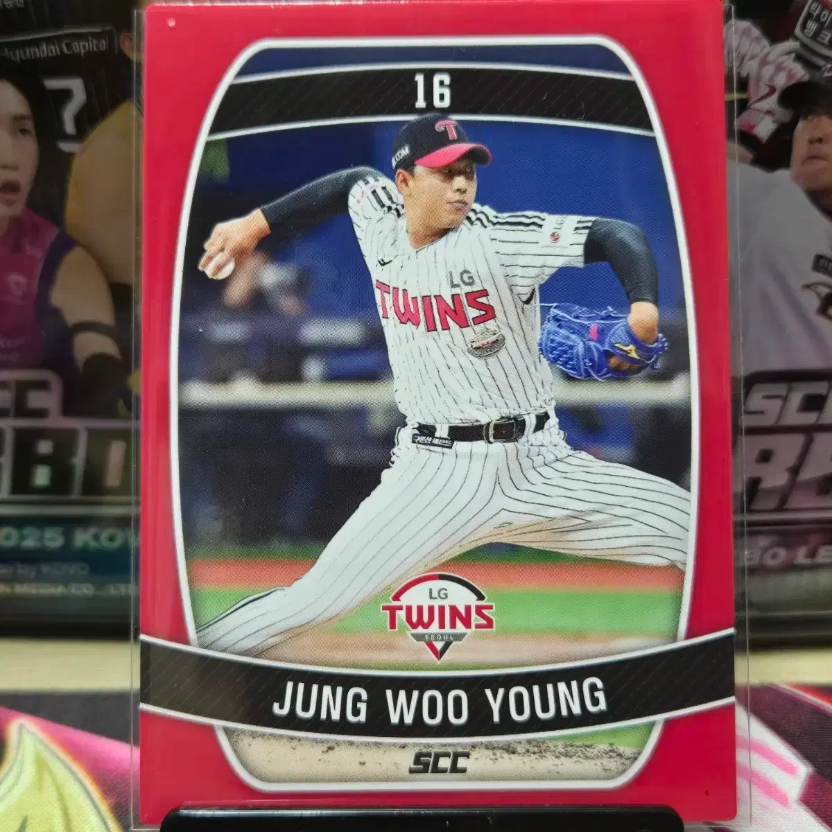 2024 scc kbo 오피셜 LG 정우영 베이스 판매합니다.