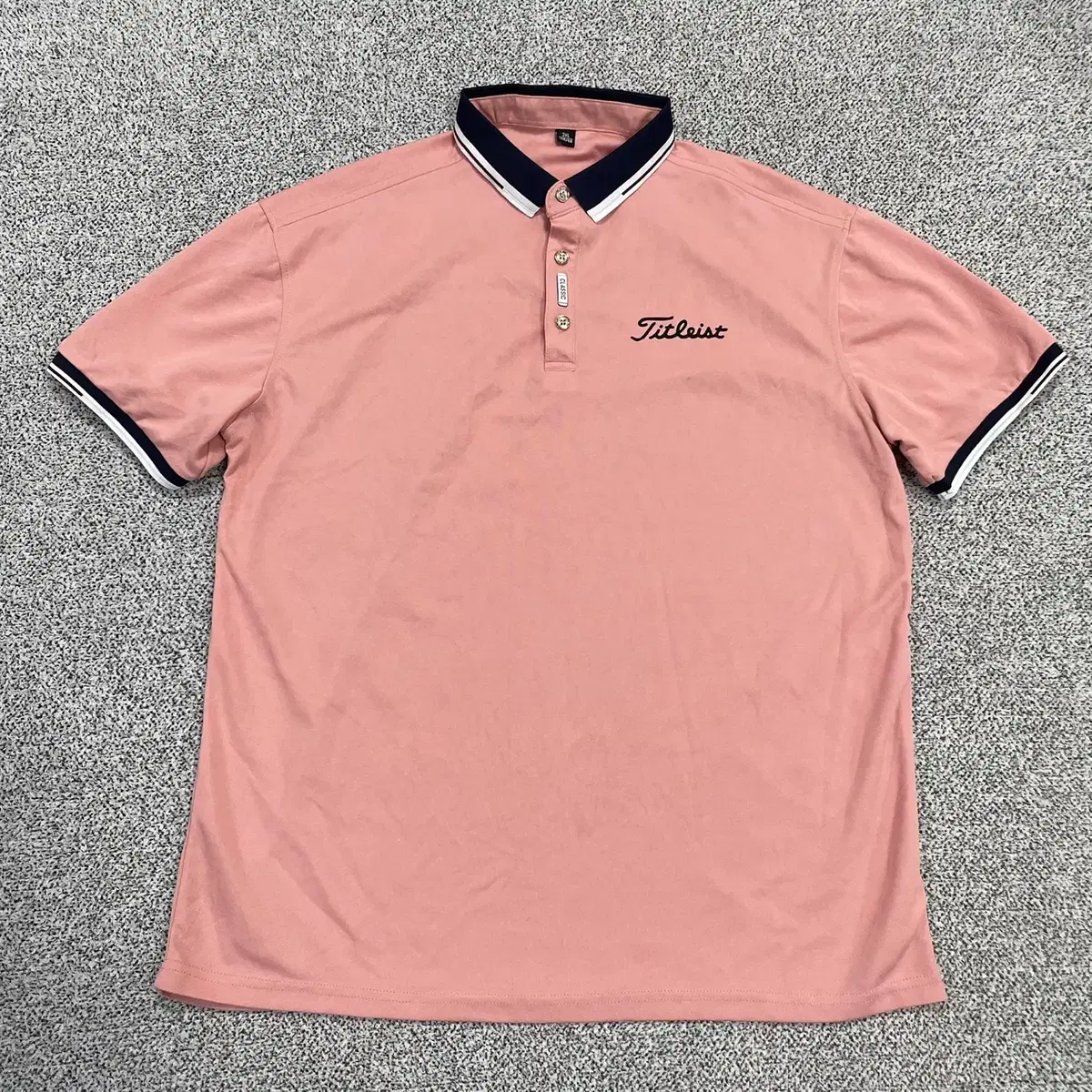 [3xl] 타이틀리스트 남성 골프 카라 반팔 티셔츠 0324M