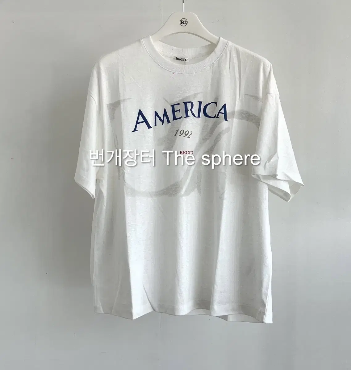 Recto 25SS America 1992 Linen Blend T-shirt