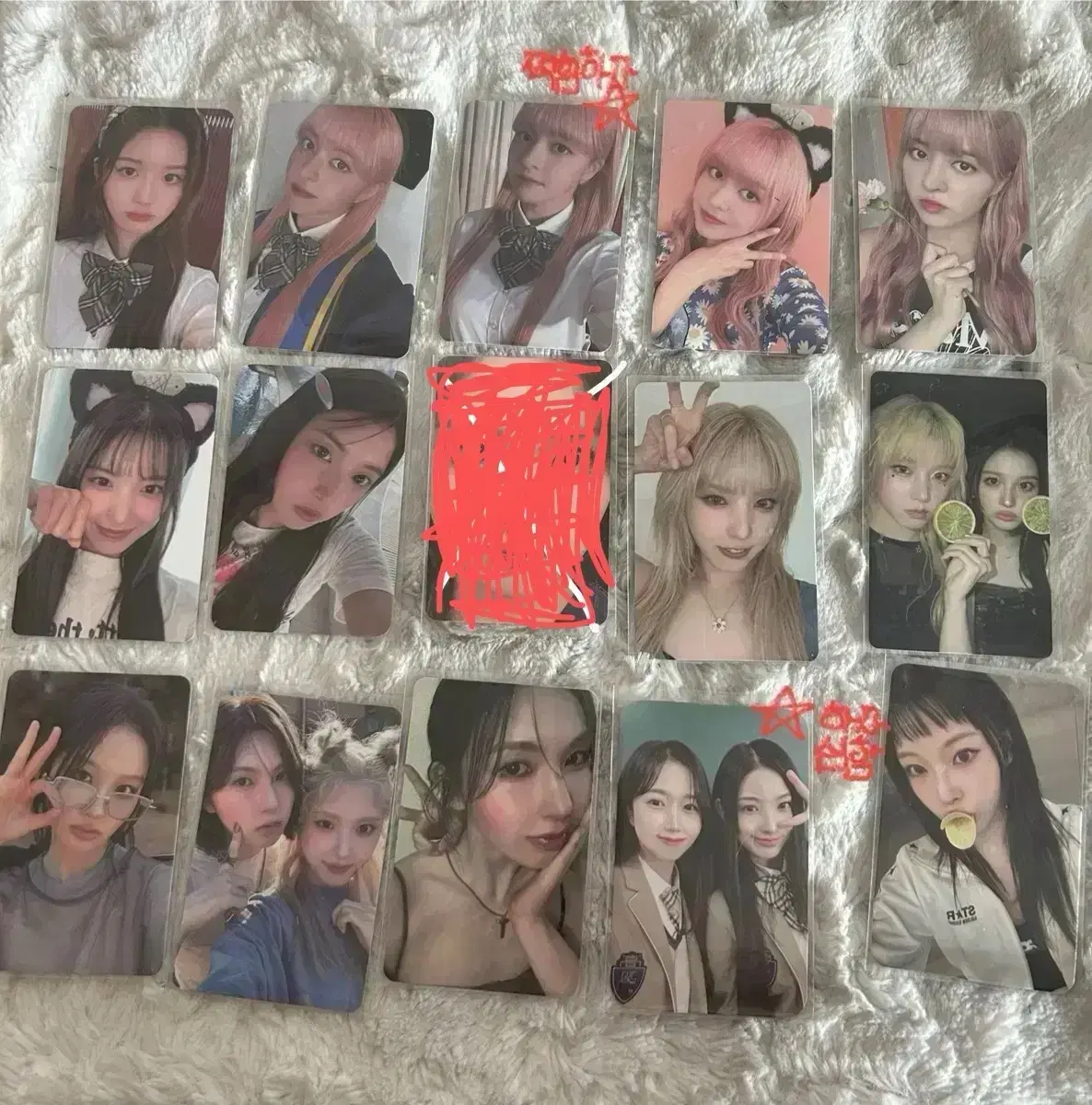 Nmixx photocard, Poca, goods for sale, unreleased photocard, pre-order benefit, Haewon, Kyujin, Sullyoon