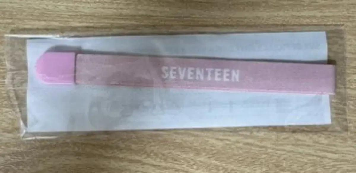 세븐틴 뉴뉴럿봉 위버스 특전 핑크 스트랩
