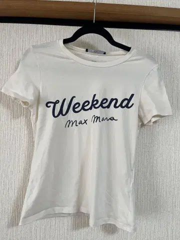 Max Mara Weekend 반팔 티셔츠 아이보리