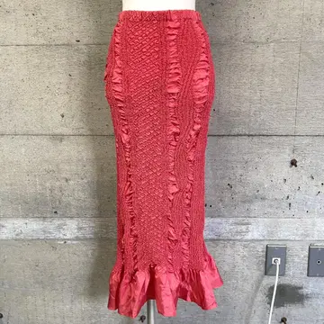 PEPLUM YOSHIKI HISHINUMA 플리츠 롱 스커트 2