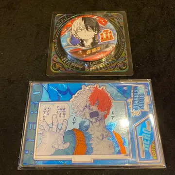 히로아카 토도로키 쇼토 생일 캔뱃지 아크릴 스탠드