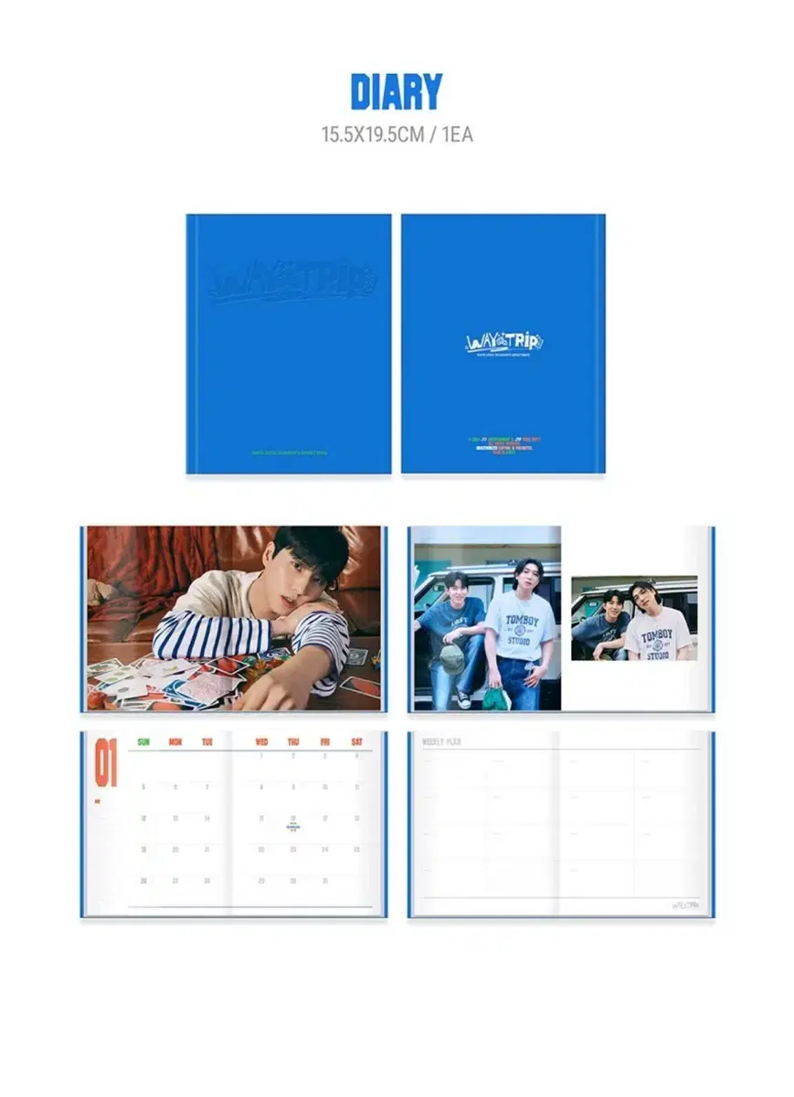 데이식스 2025년 시즌 그리팅 다이어리(새상품)