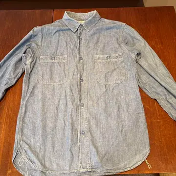 오어슬로우 샴브레이 셔츠 사이즈 2