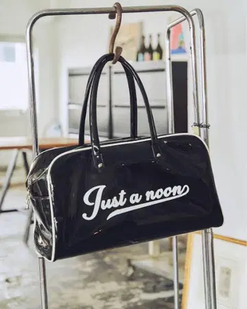Just a noon 보스턴 백 블랙