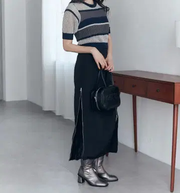 MURUA 새상품 멀티 웨이 지퍼 내로우 스커트