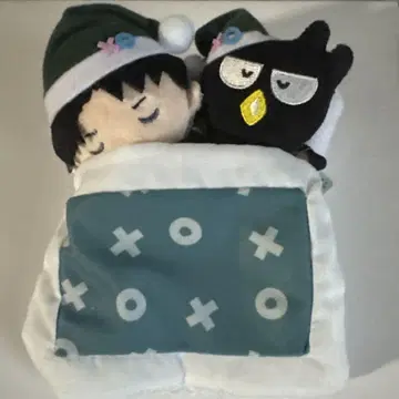 진격의 거인 리바이 & 배드마츠마루 이불 봉제 인형 마스코트 산리오