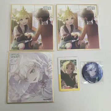 프로세카  카가미네 렌  글리터 캔뱃지  색지  에피카