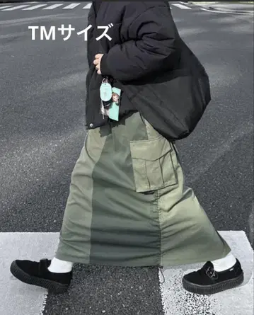 CPCM 트윌 카고 스커트 TM 사이즈