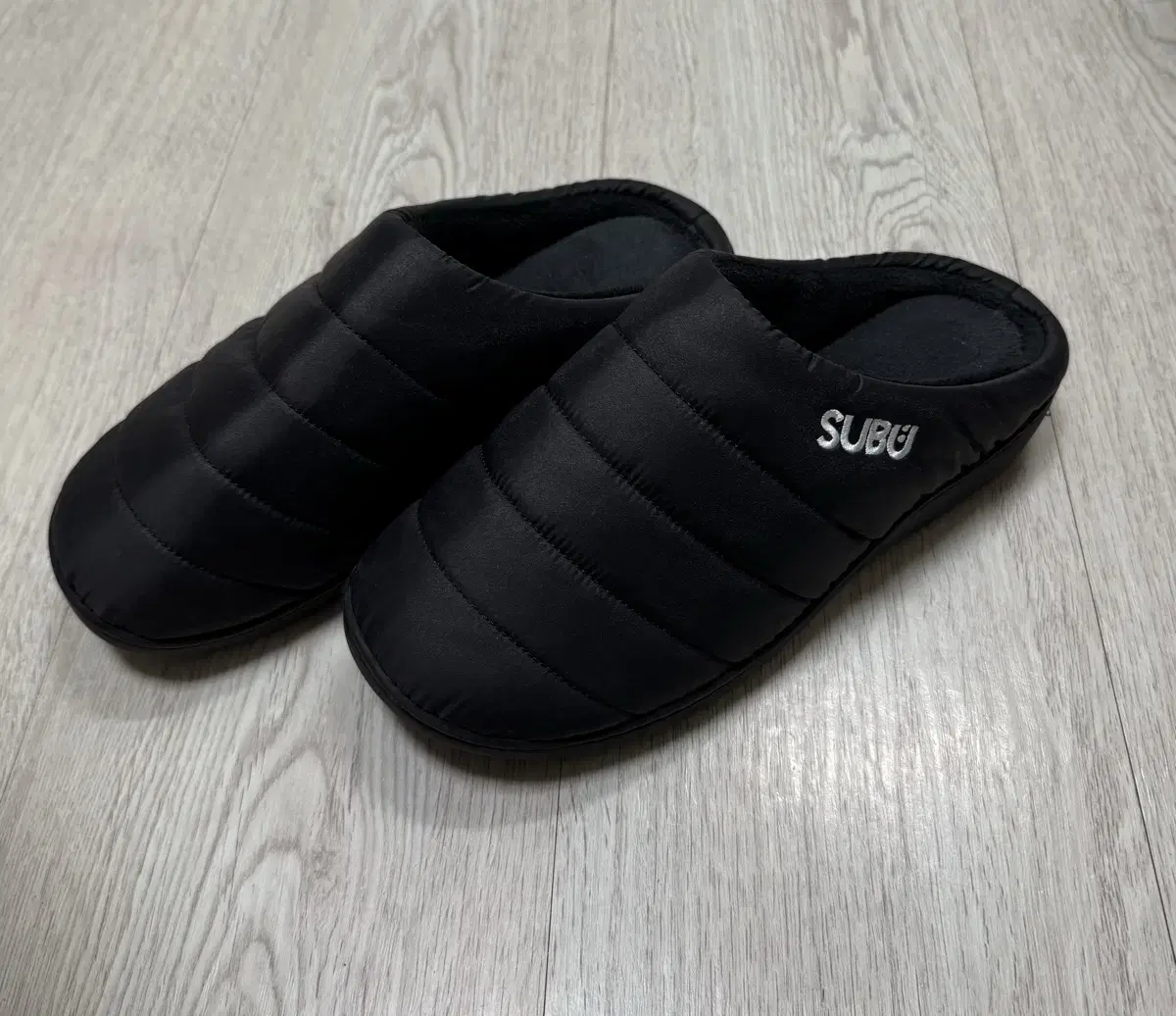 SooBoo Permanent Padded Slippers Black Size 1