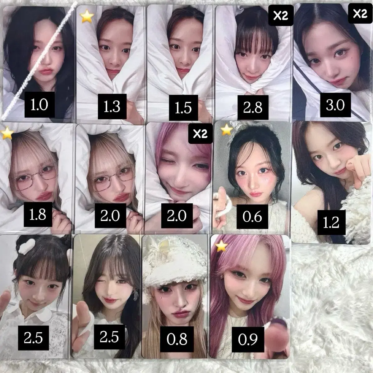 아이브엠파시메이크스타1차2차멬스가을유진레이원영리즈이서포카분철미공포