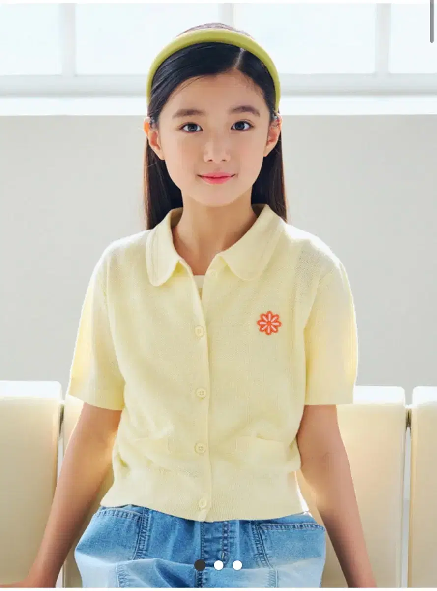 New Topten Kids Flower Short Sleeve Cardigan Size 150 (Recommended 130-140)