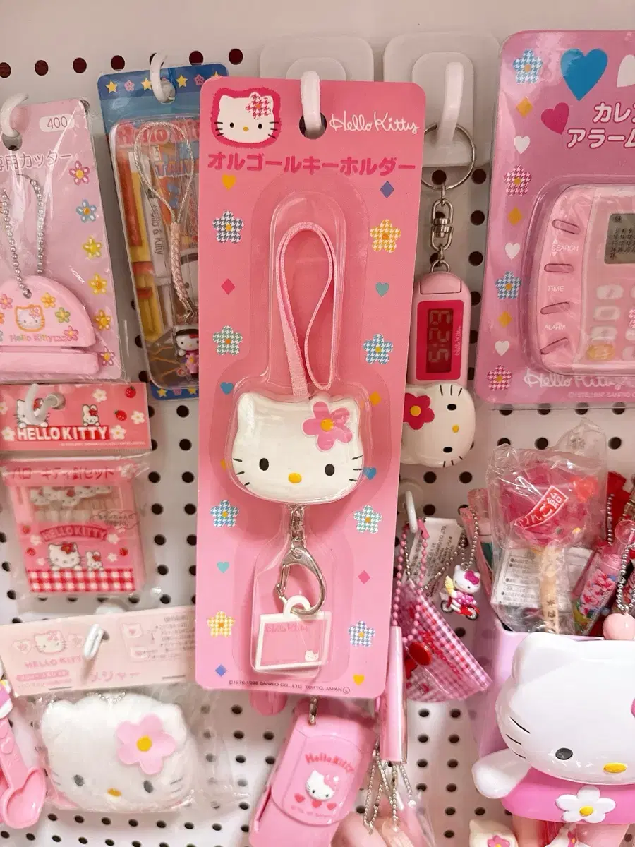 헬로키티 휴대용 오르골 키링